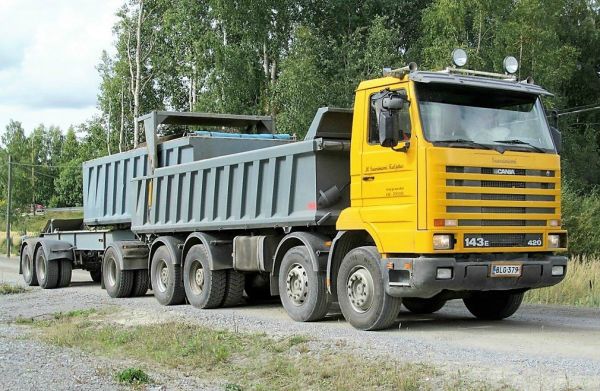 Scania 143E 420 Streamline
M Suuriniemi Kuljetus
       Ikaalinen
Avainsanat: Scania Streamline