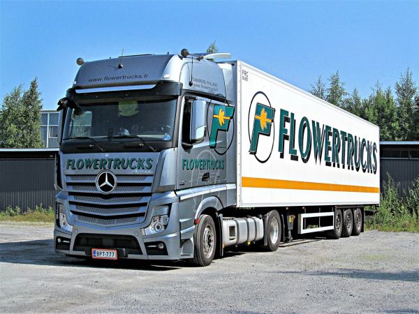 Mercedes Benz Actros 1845
Flowertrucks 
   Tampere
Avainsanat: Mercedes Flowertrucks