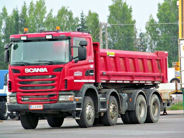 Scania G420
Tampereen Rakennusmiehet
Avainsanat: Scania