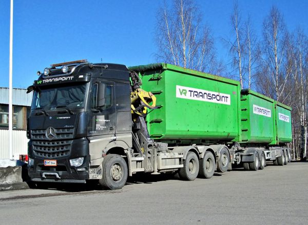 Mercedes Benz Arocs
Kuljetus Aarne Väänänen Oy
         Tampere

        Päiväunilla
Avainsanat: Mercedes Arocs