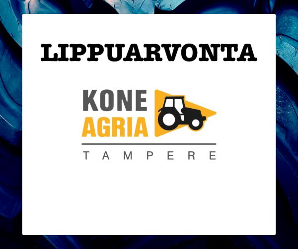 Arvonta
Arvonta suoritettu! Voittajalle ilmoitettu henk. kohtaisesti. :)

Arvotaan 2 lippua KoneAgria 2017 tapahtumaan Tampereelle!

Arvonta suoritetaan ke 11.10.2017 klo 11:00 kaikkien kuvasta kommentoineiden kesken.

Liput lähetetään sähköisesti esim. sähköpostilla. Lippuja ei voi vaihtaa rahaksi.

Katso lisää tapahtumasta: www.koneagria.fi
