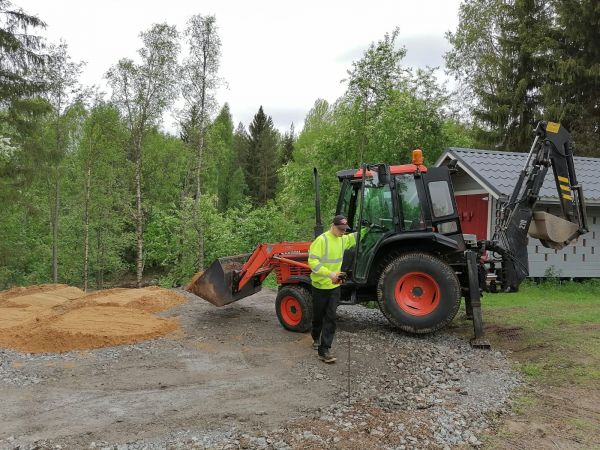 Työhommat kotona
Tulen pois traktorista 
