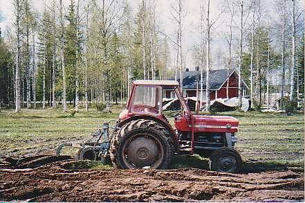 MF135 MP
Kevätkyntöä pienimmällä kalustolla.
