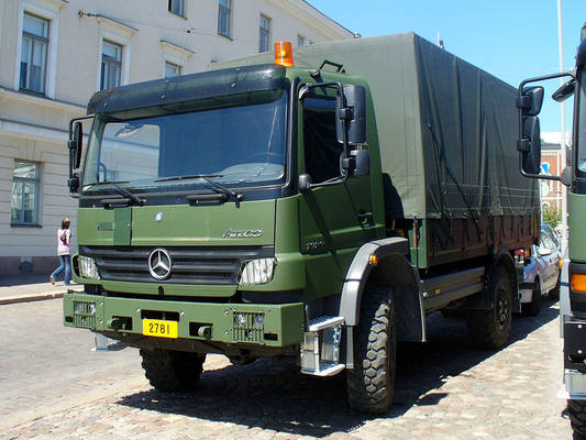 Puolustusvoimien Kuormaauto
Puolustusvoimien Mercedes Benz Atego 1323 kuormaauto
Avainsanat: Puolustusvoimat MercedesBenz