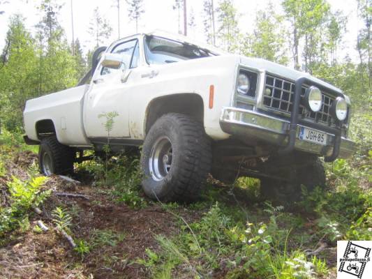 Chevy 4x4
Nykyinen kaivurin huoltoauto.
Avainsanat: neliveto