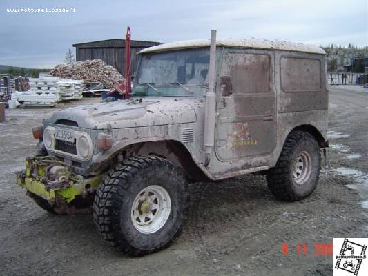 FJ safarin jälkeen
Minun nykyinen safari-auto Toyota FJ40
Avainsanat: offroad toyota