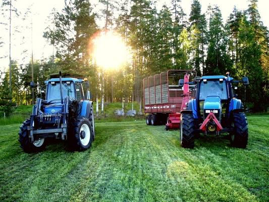 Neukut (7840 ja TS115) kärrynvaihdossa
Avainsanat: New Holland NH TS TS115 7840 Ford