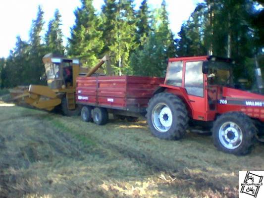 Sampo 600, Tuhti M85 ja Valmet 705
