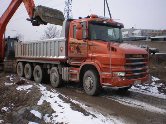 Scania T-580
Viimeinen Suomeen myyty T-malli
Avainsanat: scania