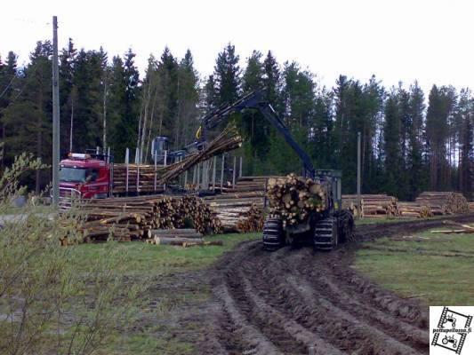 Ponsse ergo s15 & R scania
Kädestä suuhun touhua...
Avainsanat: Scania Ponsse