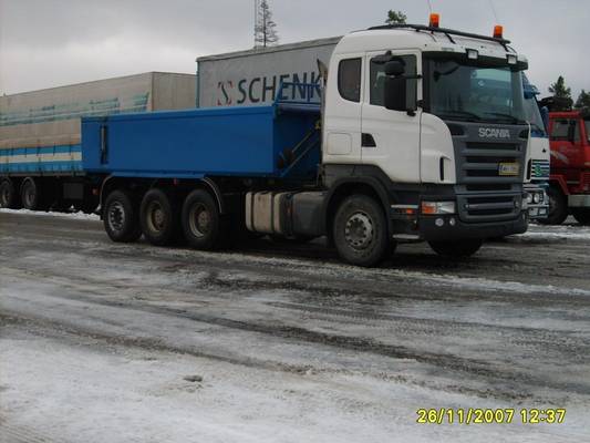 Scania R620
Scania R620 sora-auto.
Avainsanat: Scania R620 Keljonkangas ABC