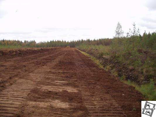 Suokon jäljiltä
Päivä puolessa ja ensimmäinen sarka alkaa olla valmis,muoto alkaa olla kohallaan. Päivässä 3.15ha suht valmista peltoa,keskellä hiukan keppiä kerättävänä. Yleensä jyrsitään ennen ruuvausta mutta tässä tapauksessa tuntui turhalta kun kannot/puut pieniä eivätkä paljoa pienene pehmeässä rapakossa.
Avainsanat: Suokko