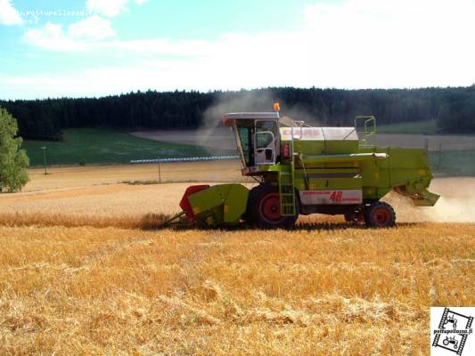 Claas Dominator
Kauraa dominaattorin säiliöön tänäsyksynä. 
