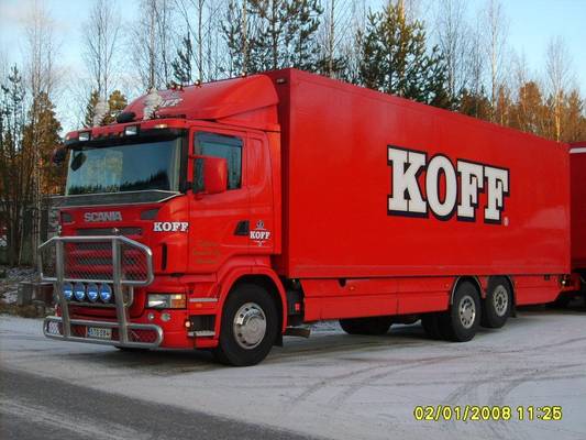 Kuljetus Tuomisen Scania R420
Koffin ajossa oleva Kuljetus Tuomiset Ay:n Scania R420.
Avainsanat: Tuominen Scania R420 Koff