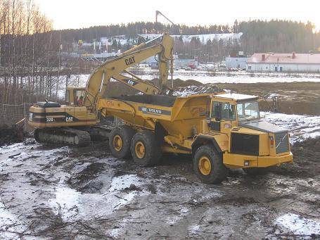 catit ja volvo
cat 320l laittamassa kuormaa volvo A35c :lle. takana on cat 325CL

http://maarakennuskarijalli.com/index.html
Avainsanat: cat volvo